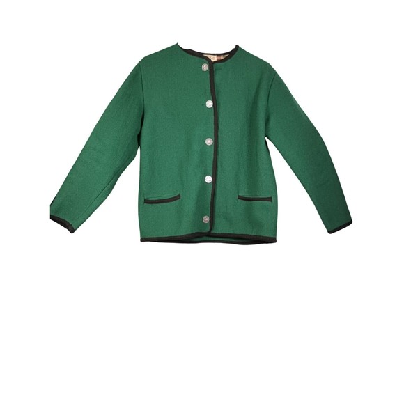 Reine Wolle Women's Sz L(46) Classic Outdoors Jacket Decorative Buttons - Picture 1 of 10